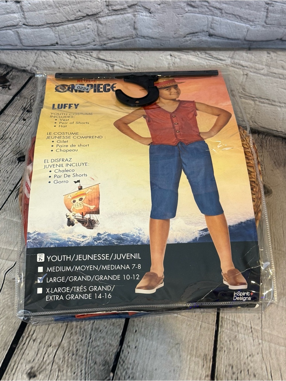 One Piece Luffy Boy’s Halloween Costume